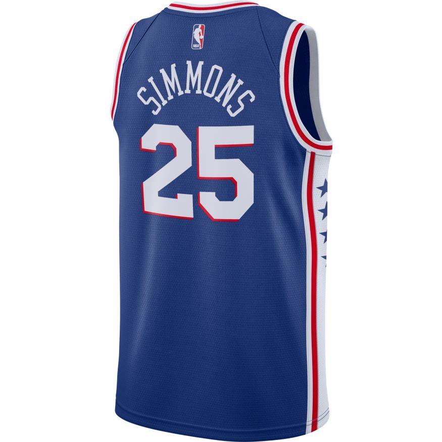 Philadelphia 76ers Ben Simmons Road SM Jersey