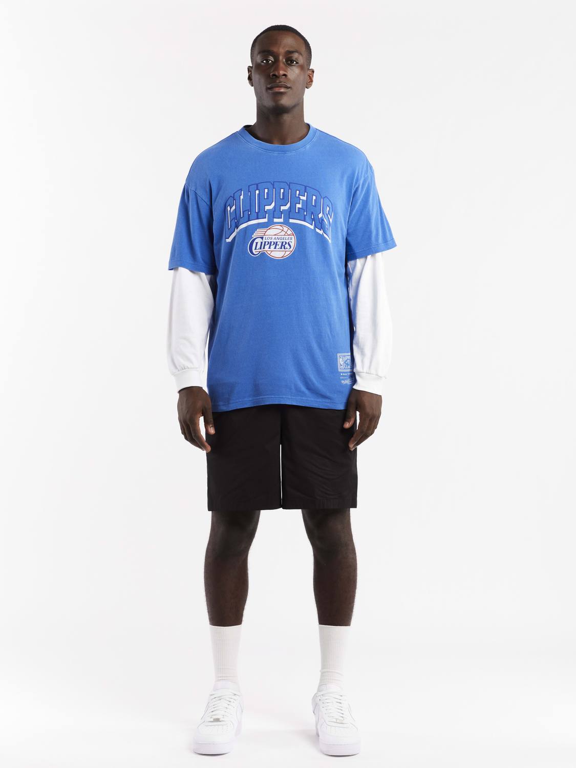 L.A. CLIPPERS VINTAGE KEYLINE LOGO TEE