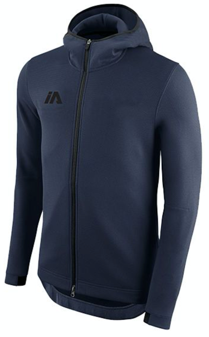 iAthletic Pro Zip Hoodie - Navy