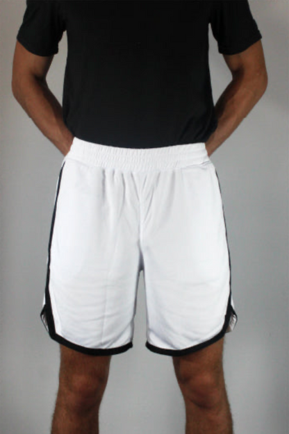 iathletic Casual Pocket Shorts Mens - White/Black