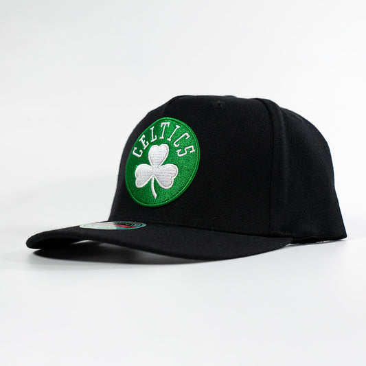 CELTICS BLACK/GREEN LOGO PINCH 110 SNAPBACK