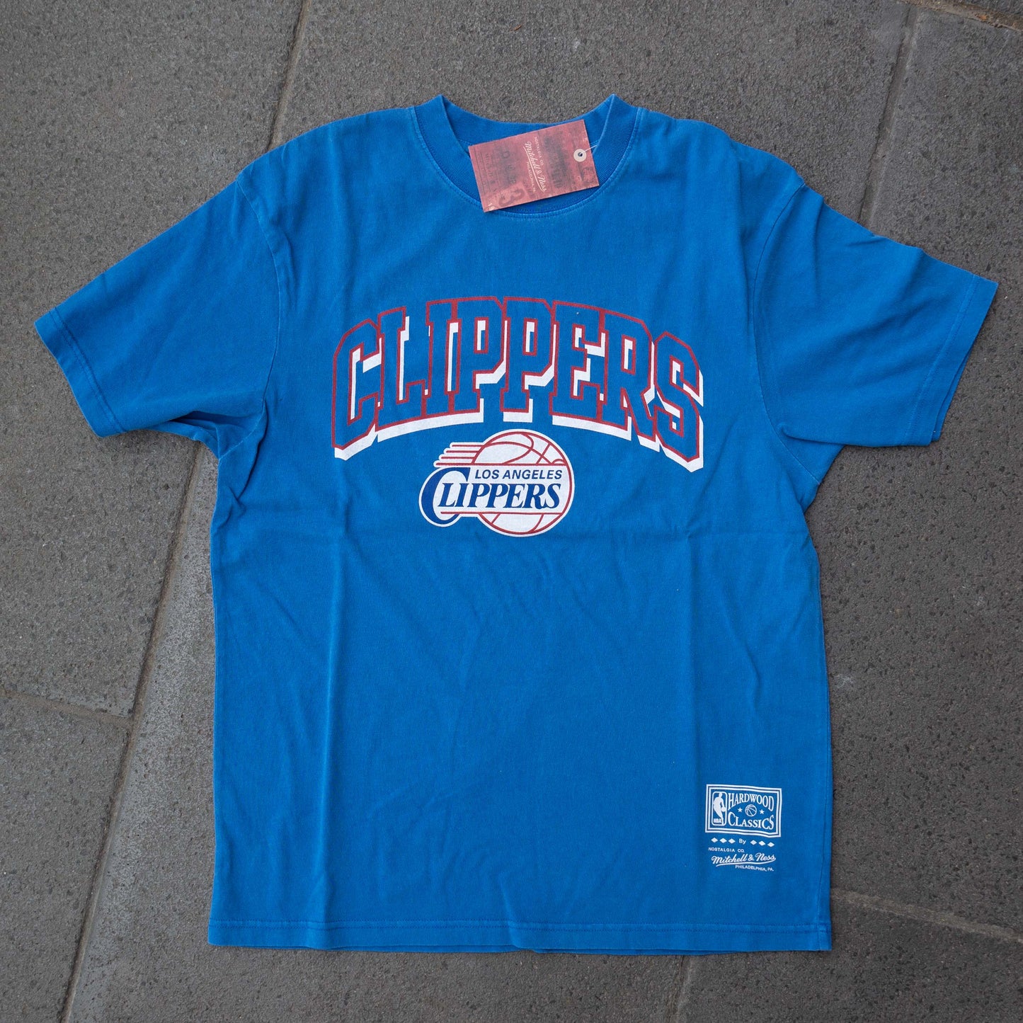 L.A. CLIPPERS VINTAGE KEYLINE LOGO TEE